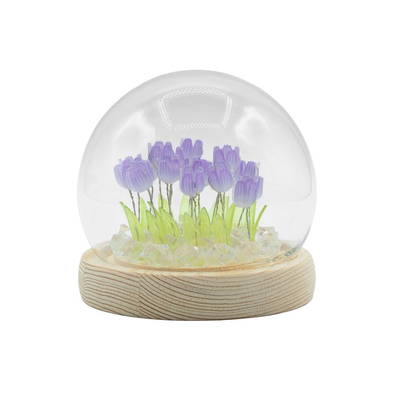 LED cvjetna kupola s 20 tulipana – USB