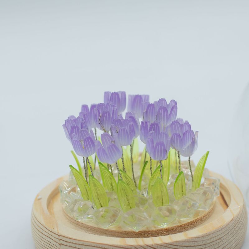LED cvjetna kupola s 20 tulipana – USB