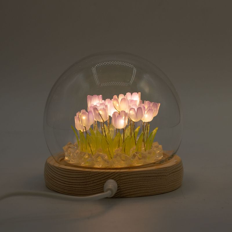 LED cvjetna kupola s 20 tulipana – USB