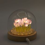 LED cvjetna kupola s 20 tulipana – USB