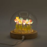 LED cvjetna kupola s 20 višebojnih tulipana – USB