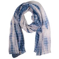 Nomad Sari  - Ljetna šal -  180x50 cm - Zabavni sjaj - Tamnoplava