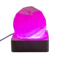 6cm kvadratni drveni USB LED stalak - višebojni