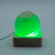 6cm kvadratni drveni USB LED stalak - višebojni