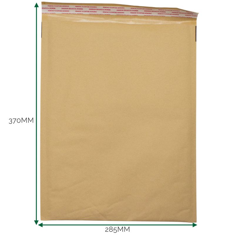 Kraft podstavljena kovert s mjehurićima (285x370+40mm)