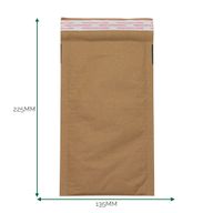 Kovertna ambalaža od Kraft papira sa saćastim jastučićem (135x225+40 mm)