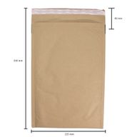 Kraft podstavljena kuverta od saćastog kartona (235x350+40mm)