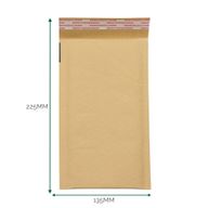 Kraft kuverta s mjehurićima (135x225+40mm)