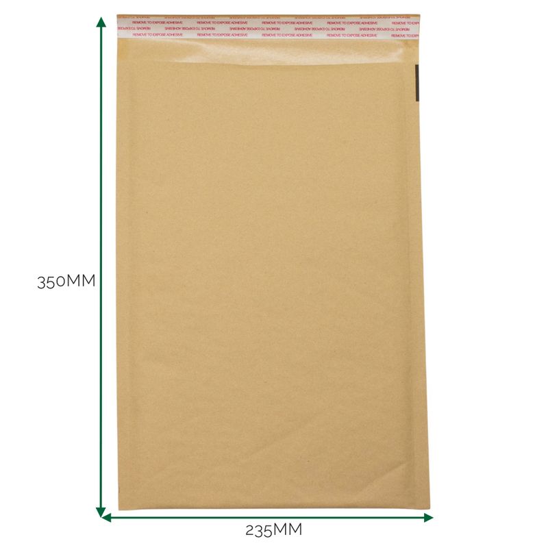Kraft kovert s mjehurićima (235x350+40mm)