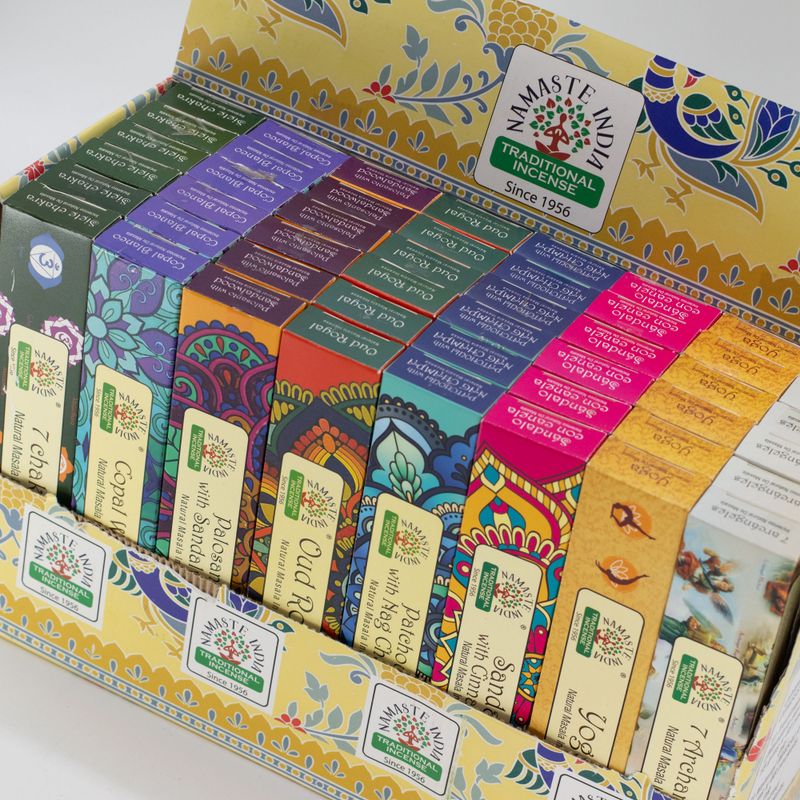 Namaste Mandala Masala Izložbeni set tamjana (6x8 mirisa) (09-16)