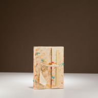 Mini Lokta Bilježnica s Raznobojnim Pamučnim Vlaknima (12x8cm) – 40 listova