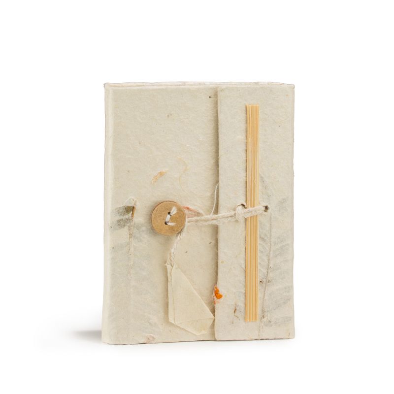 Mini Lokta Bilježnica s Mješavinom Cvijeća (12x8cm) – 40 listova