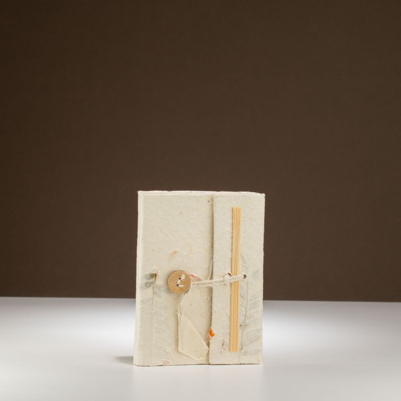 Mini Lokta Bilježnica s Mješavinom Cvijeća (12x8cm) – 40 listova