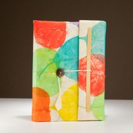 Velika Lokta Bilježnica s Raznobojnim Listovima (21x15 cm) - 45 listova