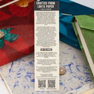Velika Lokta Bilježnica s Raznobojnim Listovima (21x15 cm) - 45 listova