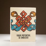 Velika Lokta Inspirativna Bilježnica (21x15 cm) – 45 listova – Your Potential – uključuje oznaku
