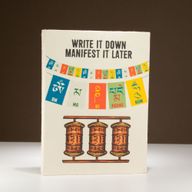 Velika Lokta Inspirativna Bilježnica (21x15 cm) – 45 listova – Write it Down – uključuje oznaku