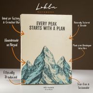 Velika Lokta Inspirativna Bilježnica (21x15 cm) – 45 listova – Every Peak – uključuje oznaku