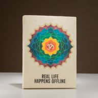 Velika Lokta Inspirativna Bilježnica (21x15 cm) – 45 listova – Real Life – uključuje oznaku