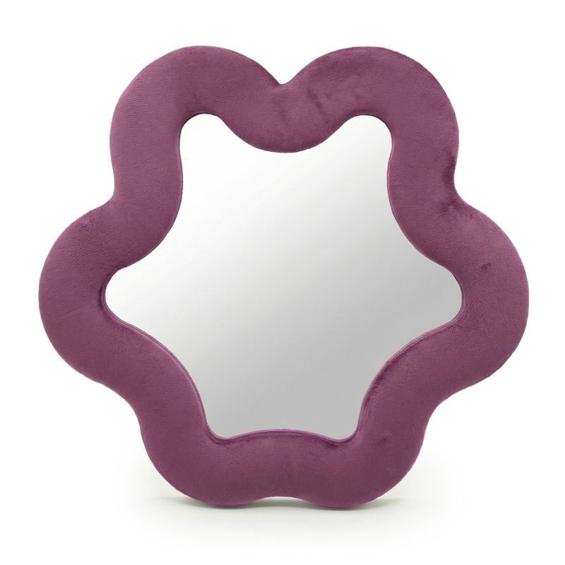 Meko valovito ogledalo - Zvijezda - mauve