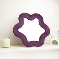 Meko valovito ogledalo - Zvijezda - mauve