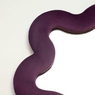 Meko valovito ogledalo - Zvijezda - mauve