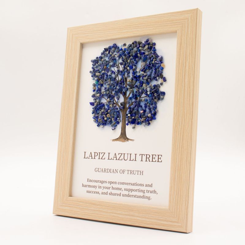 Slika od dragog kamena – Drvo života – Lapis (20x14.7x1cm)