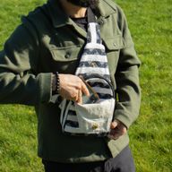 Jacquard prirodne torbe - Atlas Nomad - Cross model