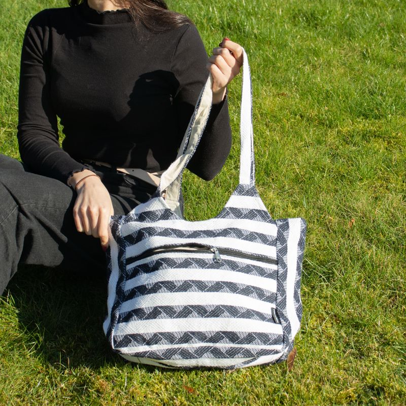 Jacquard prirodne torbe - Atlas Nomad - Wander Muse model