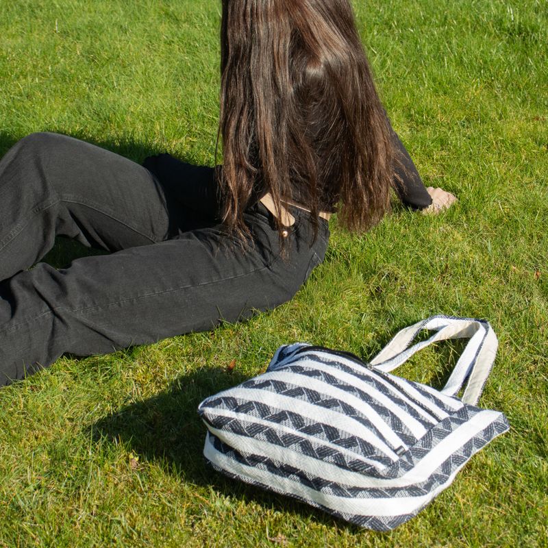 Jacquard prirodne torbe - Atlas Nomad - Wander Muse model
