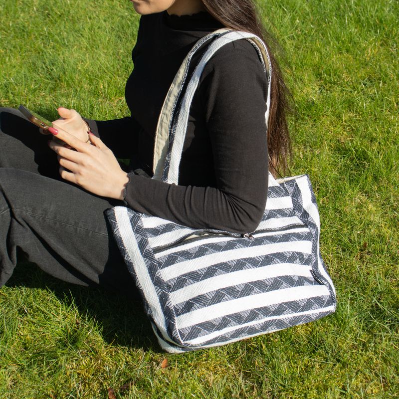 Jacquard prirodne torbe - Atlas Nomad - Wander Muse model