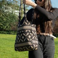 Jakard prirodne torbe - Desert Loom - Wander Muse model