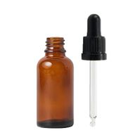 Bočica od Jantarnog Stakla s Crnom Pipetom 30ml