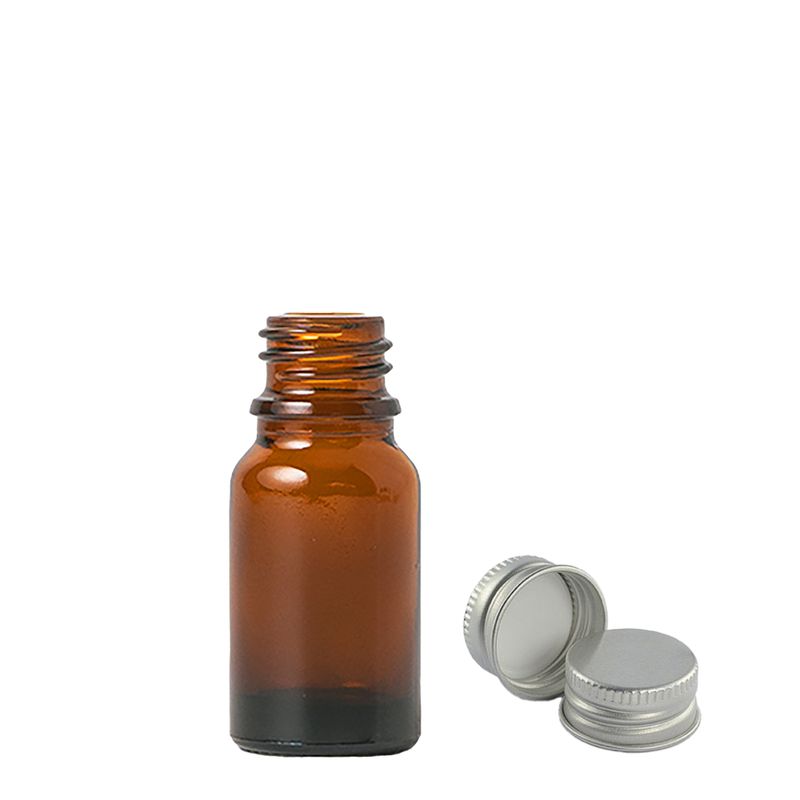 Bočica od Jantarnog Stakla s Aluminijskim Čepom 10ml