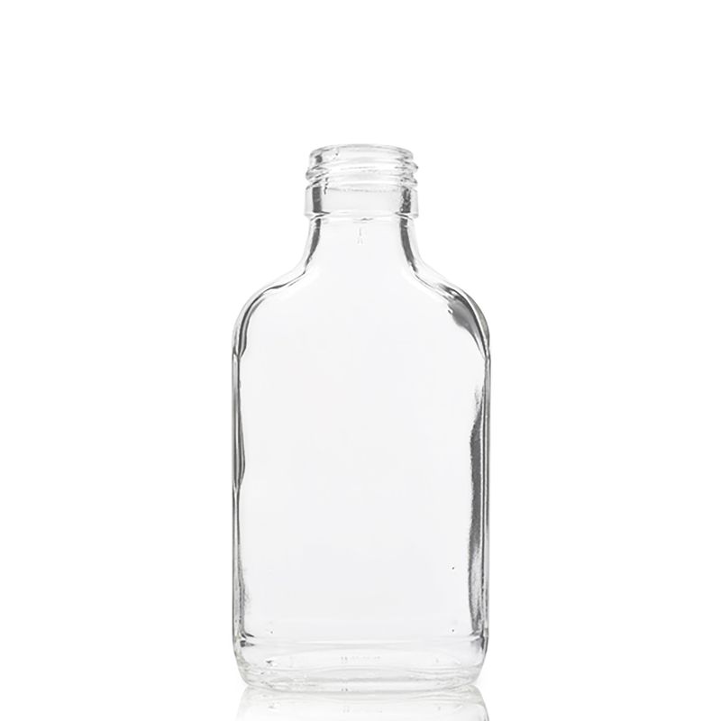Prozirna Staklena Boca s Aluminijskim Čepom 100ml