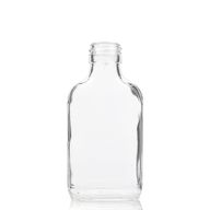 Prozirna Staklena Boca s Aluminijskim Čepom 100ml
