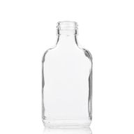 Prozirna Staklena Boca s Aluminijskim Čepom 200ml