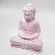 Lampa s likom meditativnog Bude Cherry Crackle - Ovalno postolje