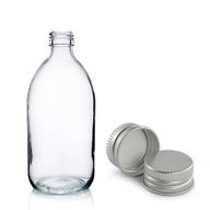 Farmaceutska Boca od Prozirnog Stakla s Aluminijskim Čepom 200ml