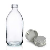 Farmaceutska Boca od Prozirnog Stakla s Aluminijskim Čepom 500ml