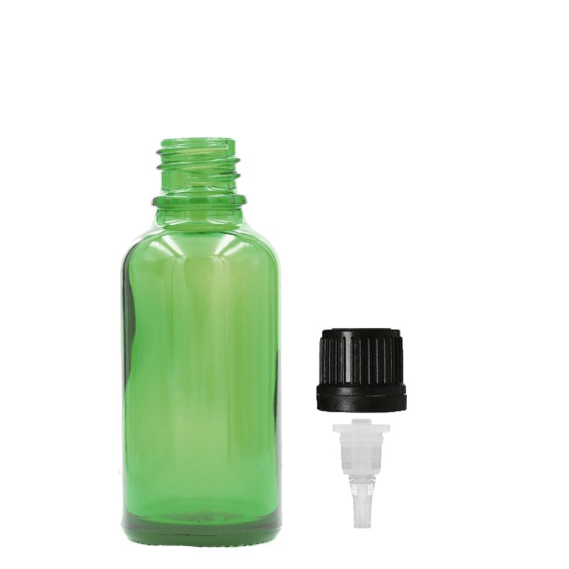 Zelena Staklena Bočica 15ml s Čepom