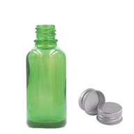 Zelena Staklena Bočica 30ml s Aluminijskim Čepom