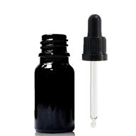 Crna Staklena Bočica s Crnom T/E Pipetom 10ml