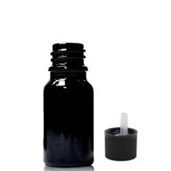 Crna Staklena Bočica sa Sigurnosnim Čepom za Djecu 10ml