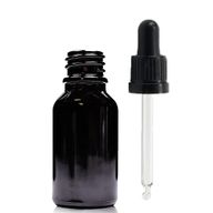 Crna Staklena Bočica s Crnom T/E Pipetom 15ml