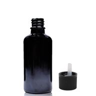Crna Staklena Bočica sa Sigurnosnim Čepom za Djecu 30ml