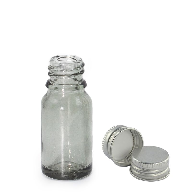 Mat Siva Staklena Bočica s Aluminijskim Čepom 10ml
