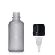 Mat Siva Staklena Bočica s Kapaljkom i Čepom 30ml