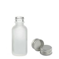 Mat Bijela Staklena Bočica s Aluminijskim Čepom 10ml