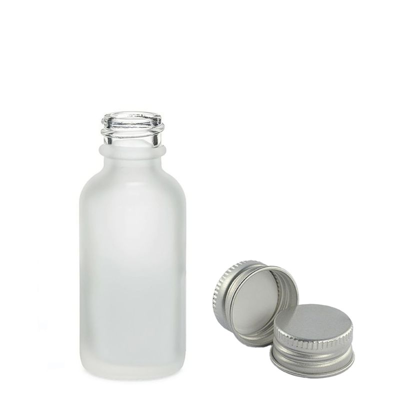 Mat Bijela Staklena Bočica s Aluminijskim Čepom 10ml